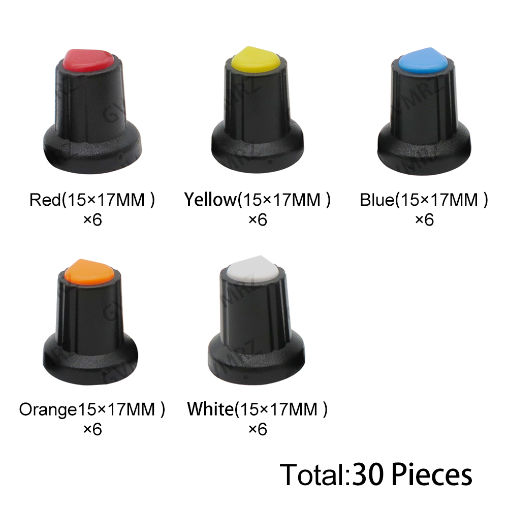Diy Electronics Project Kit - ชุดลูกบิด AG2 5 สี 30 ชิ้น