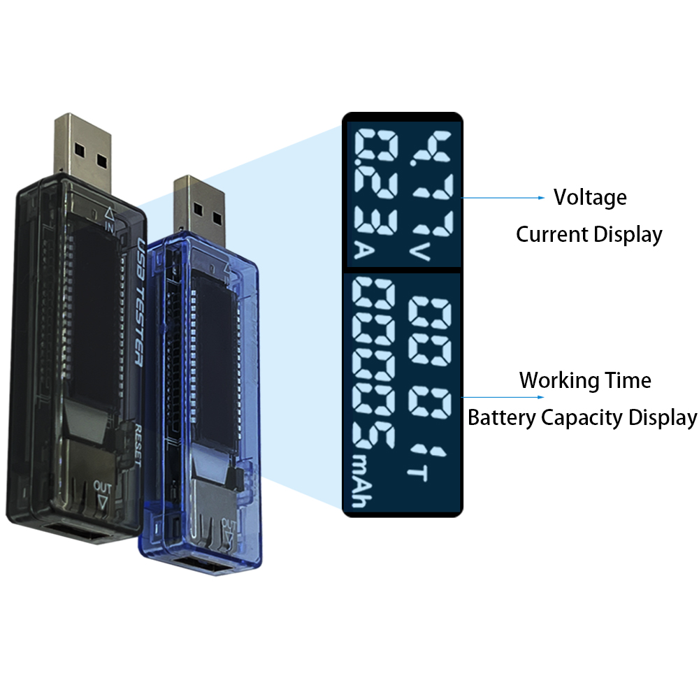 Logic Analyzer Usb - 1-10 ชิ้น KWSV20 V21 โวลต์มิเตอร์,เครื่องทดสอบแบตเตอรี่ความจุปัจจุบัน, แรงดันไฟฟ้า
