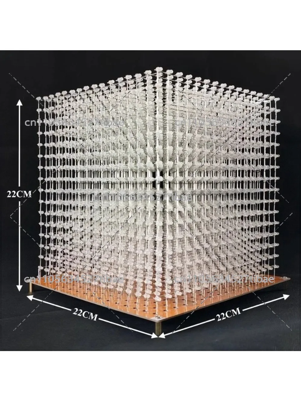 Diy Electronics Project Kit - ชุดคิท 3D16mini Light Cube ขนาด 16x16x16