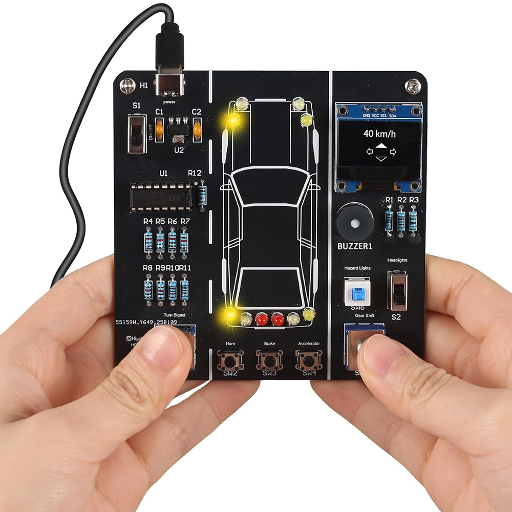 DIY รถขับรถจําลองการบัดกรีชุด  - Diy Electronics Learning Kit บทวิจารณ์และราคา