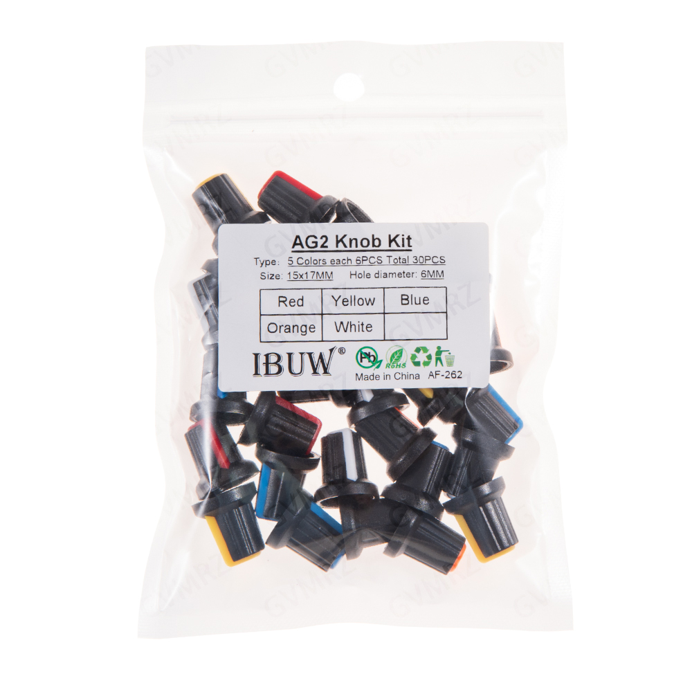 ชุดลูกบิด AG2 5 สี 30 ชิ้น ขนา - Diy Electronics Project Kit บทวิจารณ์และราคา