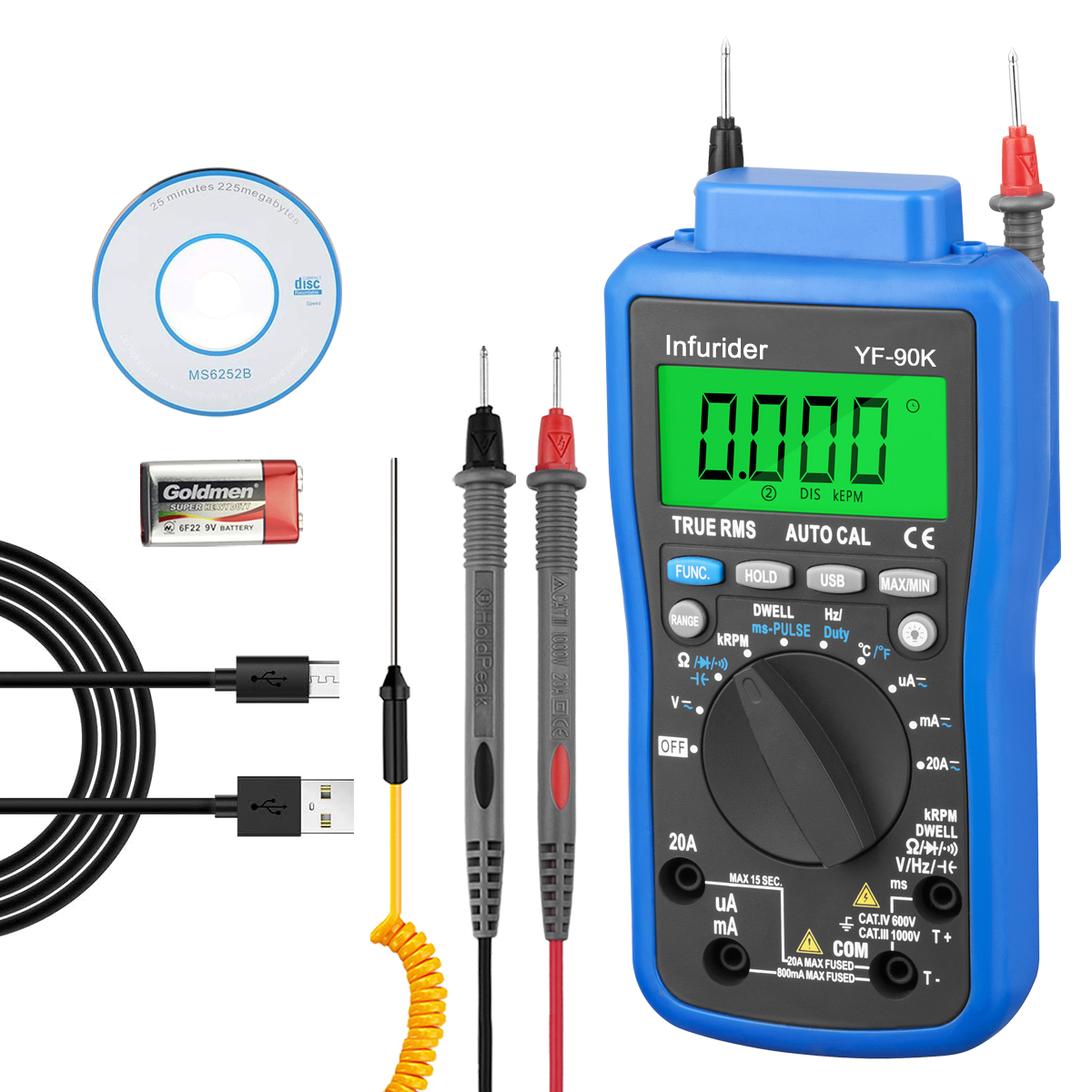 HoldPeak HP-90Kเครื่องยนต์เครื - Logic Analyzer Usb บทวิจารณ์และราคา