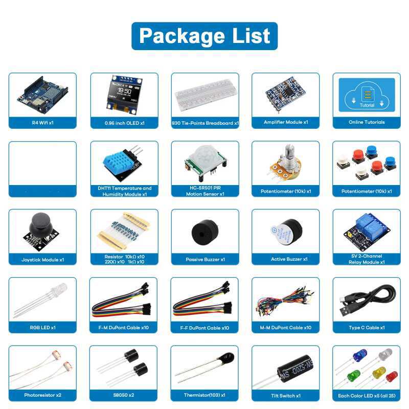 ชุดเริ่มต้นสำหรับการพัฒนา UNO  - Diy Electronics Learning Kit บทวิจารณ์และราคา