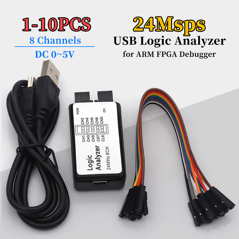 เครื่องวิเคราะห์ลอจิก USB สำหร - Logic Analyzer Usb บทวิจารณ์และราคา