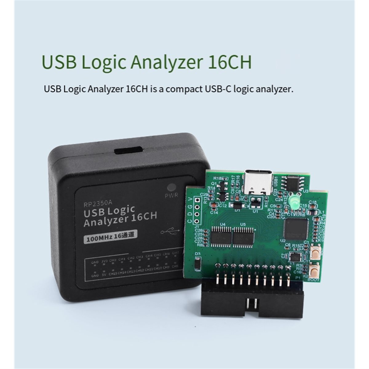 เครื่องวิเคราะห์ลอจิก USB โมดู - Logic Analyzer Usb บทวิจารณ์และราคา
