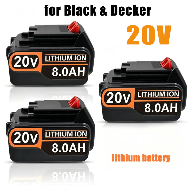 แบตเตอรี่ 20V 3.0Ah 4.0Ah สำหร - Black+Decker Tool Cordless บทวิจารณ์และราคา